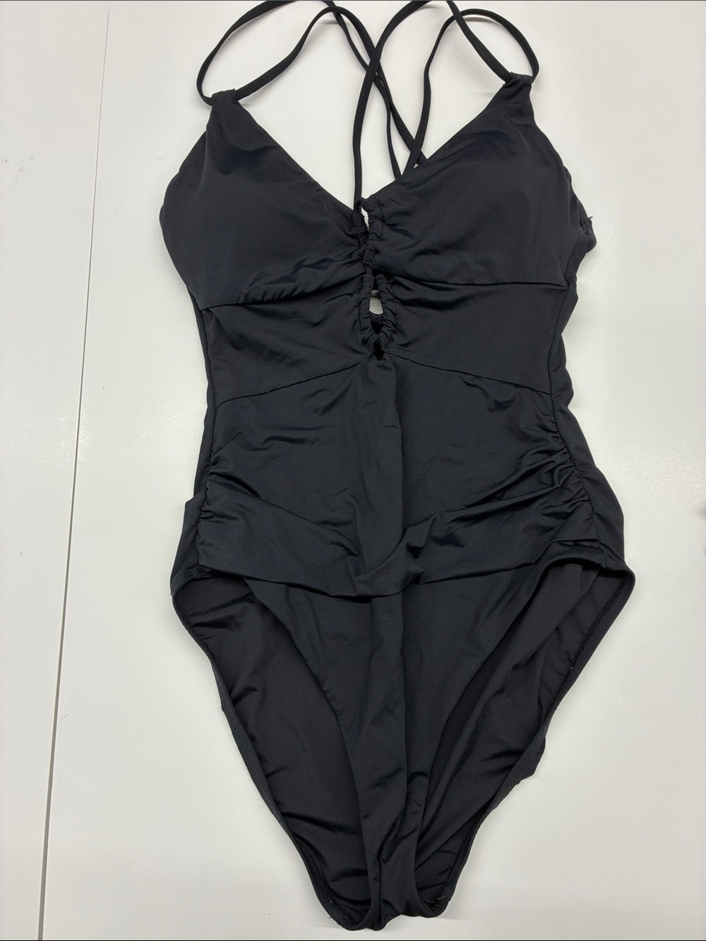 NEW La Blanca One-Piece Swimsuit with Keyhole Size 10